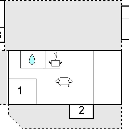 펜션 4 Bedroom Beautiful In *
